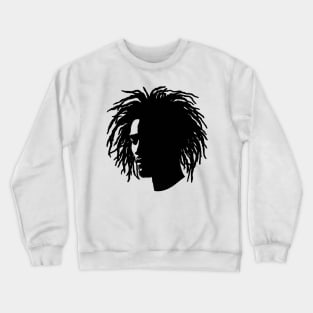 Afrocentric Dreadlocks Silhouette Crewneck Sweatshirt